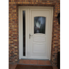 Photo porte d'entrée blanche